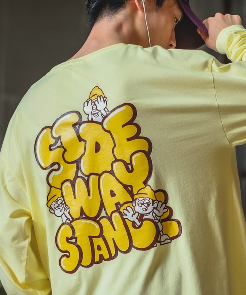 セール】【SIDEWAY STANCE】オリジナル グラフィック プリント ロンT