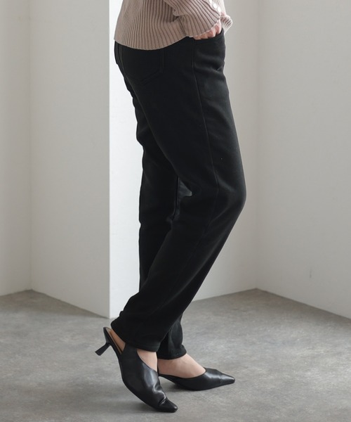 ElegChic(エレグシック)の「裏フリースツイル ウエストゴム パンツ(チノパンツ・レディース・ベージュ/カーキ/ブラック・XL/XXL/4L/L/M)」の13枚目の写真