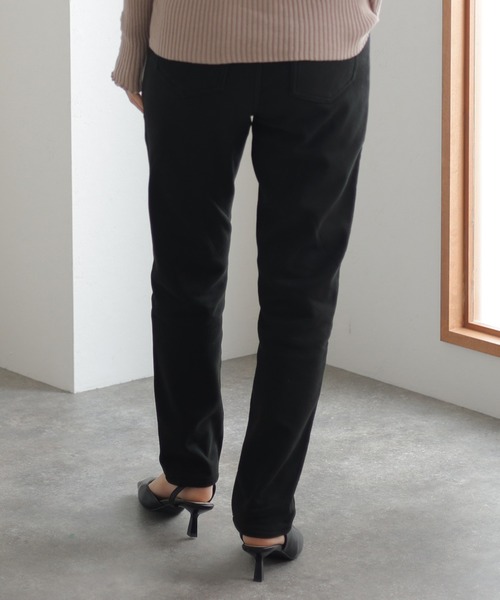 ElegChic(エレグシック)の「裏フリースツイル ウエストゴム パンツ(チノパンツ・レディース・ベージュ/カーキ/ブラック・XL/XXL/4L/L/M)」の9枚目の写真