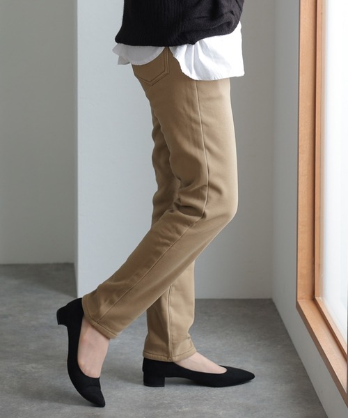 ElegChic(エレグシック)の「裏フリースツイル ウエストゴム パンツ(チノパンツ・レディース・ベージュ/カーキ/ブラック・XL/XXL/4L/L/M)」の16枚目の写真