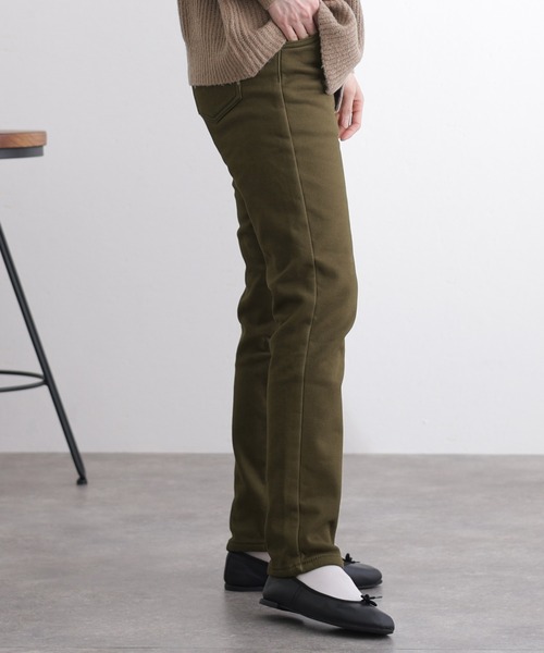 ElegChic(エレグシック)の「裏フリースツイル ウエストゴム パンツ(チノパンツ・レディース・ベージュ/カーキ/ブラック・XL/XXL/4L/L/M)」の14枚目の写真