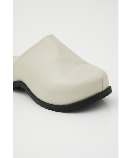 LAGUA GEM（ラグアジェム）の「F/LEATHER CLOG SANDAL クロッグサンダル（サンダル・レディース・ブラック/アイボリー・SMALL/MEDIUM/LARGE）」の12枚目の写真