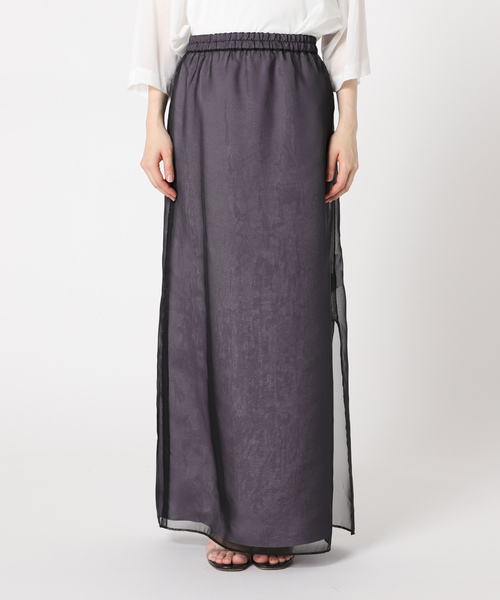 CITYSHOP（シティーショップ）の「ORGANDY THROUGH スカート（スカート・レディース・ブラック/ホワイト・36/38）」の11枚目の写真