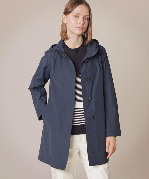 MACKINTOSH LONDON（マッキントッシュ ロンドン）の「【80周年記念アイテム】【CHRYSTON/クリストン】コットンナイロンダンプコート（トレンチコート・レディース・グリーン系その他6/ブルー系その他4/ピンク・40/38）」の3枚目の写真