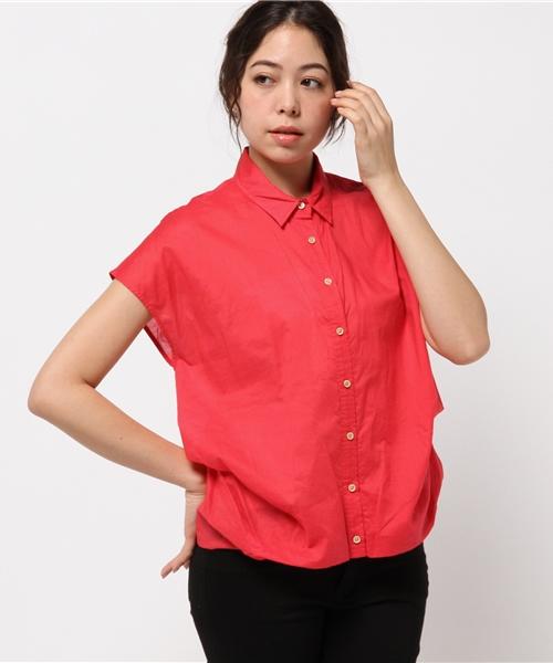 JOURNAL STANDARD(ジャーナルスタンダード)の「80ローンサイドタックシャツ#(シャツ/ブラウス・レディース・ホワイト/ベージュ/ネイビー/ピンク/イエロー・FREE)」の16枚目の写真