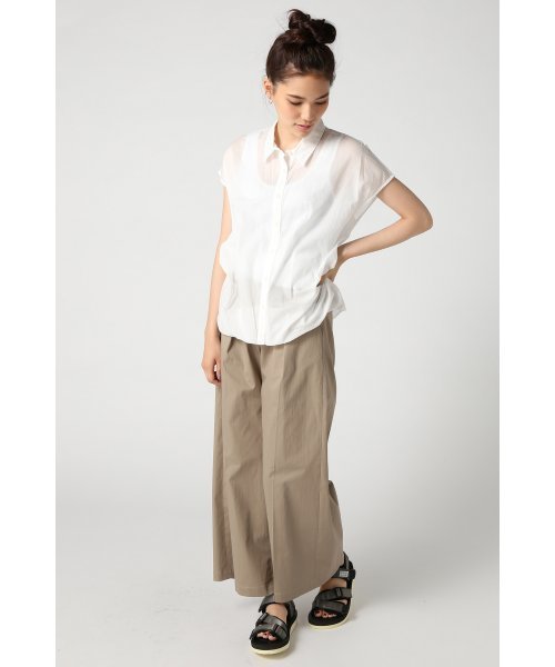 JOURNAL STANDARD(ジャーナルスタンダード)の「80ローンサイドタックシャツ#(シャツ/ブラウス・レディース・ホワイト/ベージュ/ネイビー/ピンク/イエロー・FREE)」の17枚目の写真