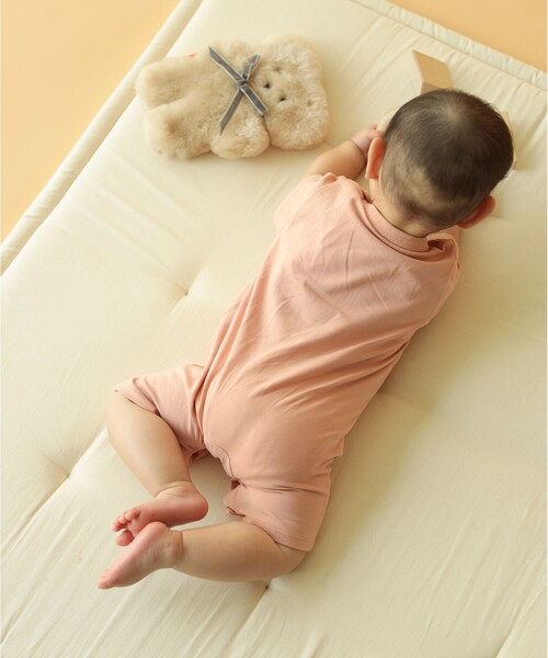 BEAMS mini(ビームスミニ)の「【WEB限定】半袖 スマイルプリント ロンパース(70~80cm)(ロンパース・キッズ・ホワイト系その他5/レッド系その他/サックスブルー/ホワイト系その他7・80/70)」の7枚目の写真