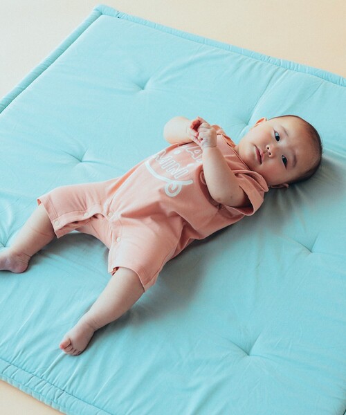 BEAMS mini(ビームスミニ)の「【WEB限定】半袖 スマイルプリント ロンパース(70~80cm)(ロンパース・キッズ・ホワイト系その他5/レッド系その他/サックスブルー/ホワイト系その他7・80/70)」の9枚目の写真