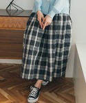 FORK&SPOON | FORK&SPOON　サッカーチェックスカート(Skirt)