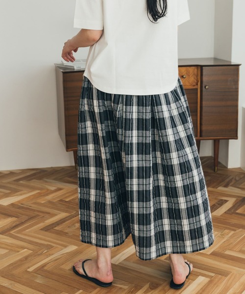 FORK&SPOON（フォークアンドスプーン）の「FORK&SPOON　サッカーチェックスカート（スカート・レディース・ブルー/ブラック・1/2）」の10枚目の写真