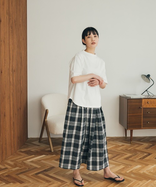 FORK&SPOON（フォークアンドスプーン）の「FORK&SPOON　サッカーチェックスカート（スカート・レディース・ブルー/ブラック・1/2）」の11枚目の写真