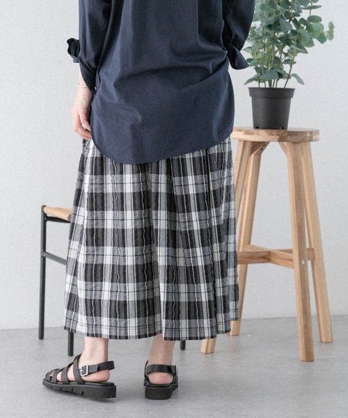 FORK&SPOON（フォークアンドスプーン）の「FORK&SPOON　サッカーチェックスカート（スカート・レディース・ブルー/ブラック・1/2）」の16枚目の写真