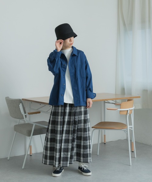 FORK&SPOON（フォークアンドスプーン）の「FORK&SPOON　サッカーチェックスカート（スカート・レディース・ブルー/ブラック・1/2）」の19枚目の写真