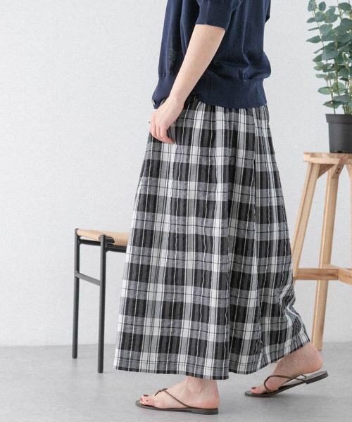 FORK&SPOON（フォークアンドスプーン）の「FORK&SPOON　サッカーチェックスカート（スカート・レディース・ブルー/ブラック・1/2）」の22枚目の写真