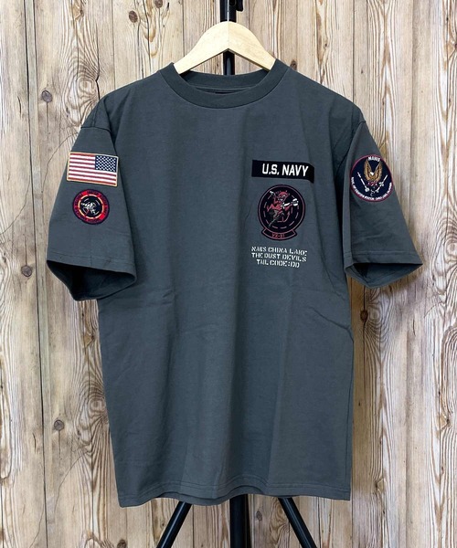 AVIREX（アヴィレックス）の「SQ, DUST DEVILS PATCH 半袖T
