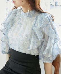エアリーフリルブラウス