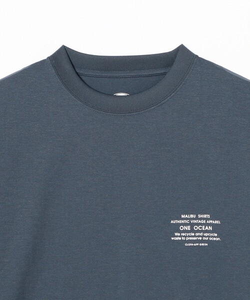 MALIBU SHIRTS(マリブシャツ)の「MALIBU SHIRTS x B:MING by BEAMS / 別注 ランド アンド ウォーター スリーブプリントTシャツ(セットアップ対応)(Tシャツ/カットソー・メンズ・ブラック/ホワイト/ネイビー・M/L/XL)」の20枚目の写真