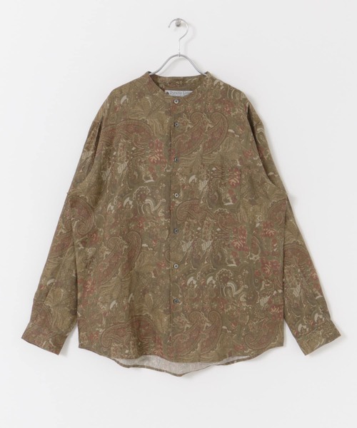 URBAN RESEARCH DOORS（アーバンリサーチドアーズ）の「シルケットリネンバンドカラーロングスリーブシャツ（シャツ/ブラウス・メンズ・ブラウン/ホワイト/ブルー/グリーン/イエロー/ホワイト系その他・MEDIUM/LARGE/X-LARGE）」の18枚目の写真