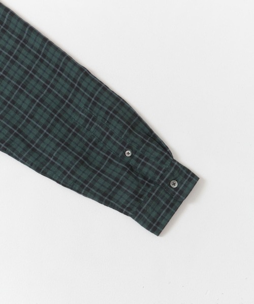 URBAN RESEARCH DOORS（アーバンリサーチドアーズ）の「シルケットリネンバンドカラーロングスリーブシャツ（シャツ/ブラウス・メンズ・ブラウン/ホワイト/ブルー/グリーン/イエロー/ホワイト系その他・MEDIUM/LARGE/X-LARGE）」の9枚目の写真