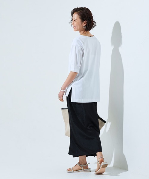 [RASW]バイオシルケットキーネックTシャツ