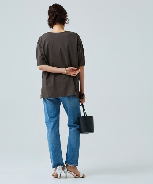 [RASW]バイオシルケットキーネックTシャツ