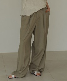 ETRE TOKYO（エトレトウキョウ）の「フォールドベルトタックパンツ（スラックス）」
