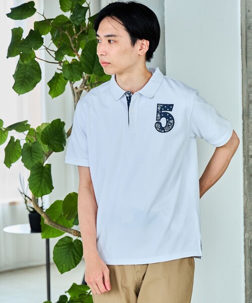 【通気性】BEAMS HEART / エンブレム ポロシャツ（ポロシャツ）｜BEAMS HEART（ビームスハート）
