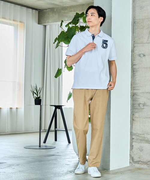 【通気性】BEAMS HEART / エンブレム ポロシャツ（ポロシャツ）｜BEAMS HEART（ビームスハート）