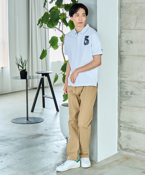 【通気性】BEAMS HEART / エンブレム ポロシャツ（ポロシャツ）｜BEAMS HEART（ビームスハート）