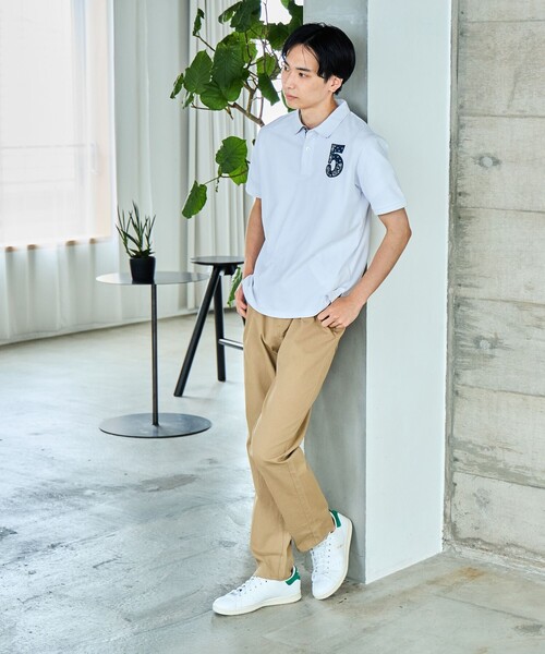 【通気性】BEAMS HEART / エンブレム ポロシャツ（ポロシャツ）｜BEAMS HEART（ビームスハート）