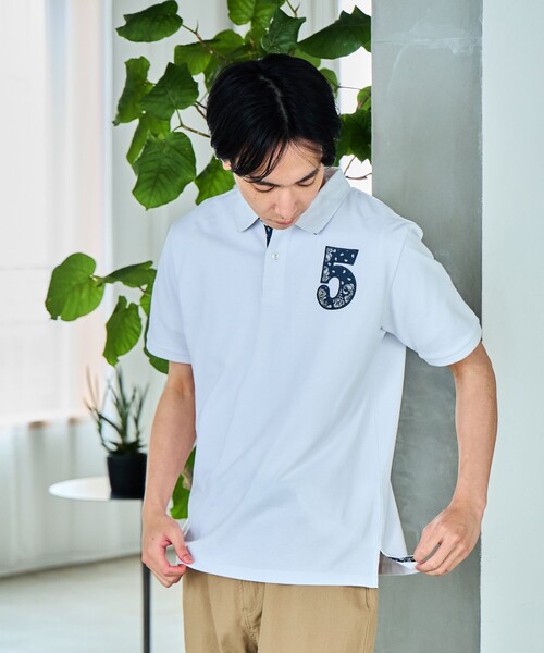 【通気性】BEAMS HEART / エンブレム ポロシャツ（ポロシャツ）｜BEAMS HEART（ビームスハート）