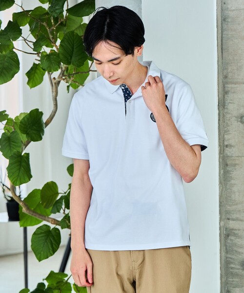 【通気性】BEAMS HEART / エンブレム ポロシャツ（ポロシャツ）｜BEAMS HEART（ビームスハート）