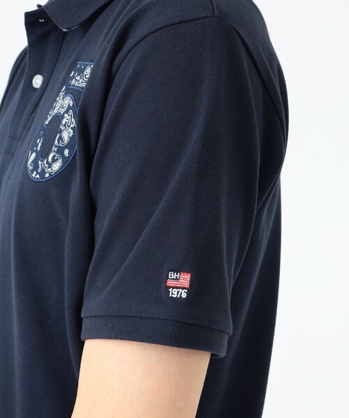 【通気性】BEAMS HEART / エンブレム ポロシャツ（ポロシャツ）｜BEAMS HEART（ビームスハート）