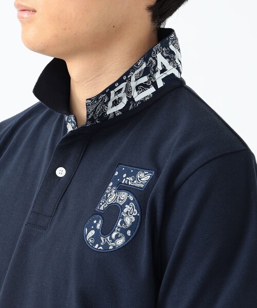 【通気性】BEAMS HEART / エンブレム ポロシャツ（ポロシャツ）｜BEAMS HEART（ビームスハート）