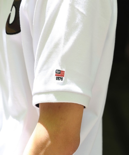 【通気性】BEAMS HEART / エンブレム ポロシャツ（ポロシャツ）｜BEAMS HEART（ビームスハート）