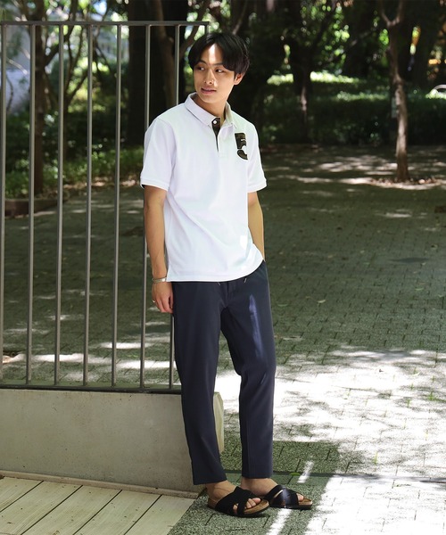 【通気性】BEAMS HEART / エンブレム ポロシャツ（ポロシャツ）｜BEAMS HEART（ビームスハート）