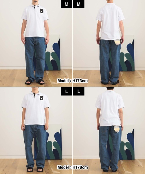 【通気性】BEAMS HEART / エンブレム ポロシャツ（ポロシャツ）｜BEAMS HEART（ビームスハート）