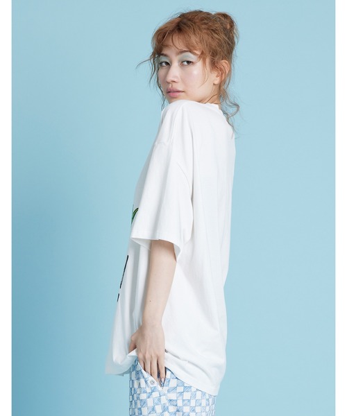 Little sunny bite（リトルサニーバイト）の「Rex big tee（Tシャツ/カットソー・レディース・ホワイト/ブラック/ブルー・SMALL/MEDIUM）」の4枚目の写真