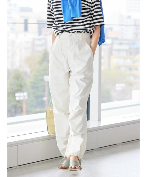 AMERICAN HOLIC(アメリカンホリック)の「ドローコードベイカーイージーパンツ(カーゴパンツ・レディース・アイボリー/ピンク・L/M)」の14枚目の写真