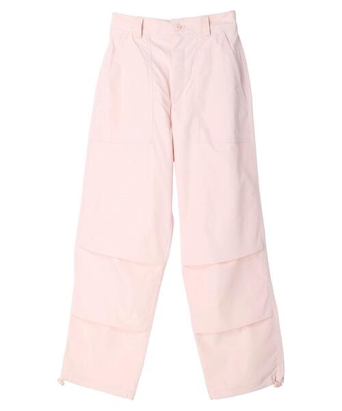 AMERICAN HOLIC(アメリカンホリック)の「ドローコードベイカーイージーパンツ(カーゴパンツ・レディース・アイボリー/ピンク・L/M)」の8枚目の写真