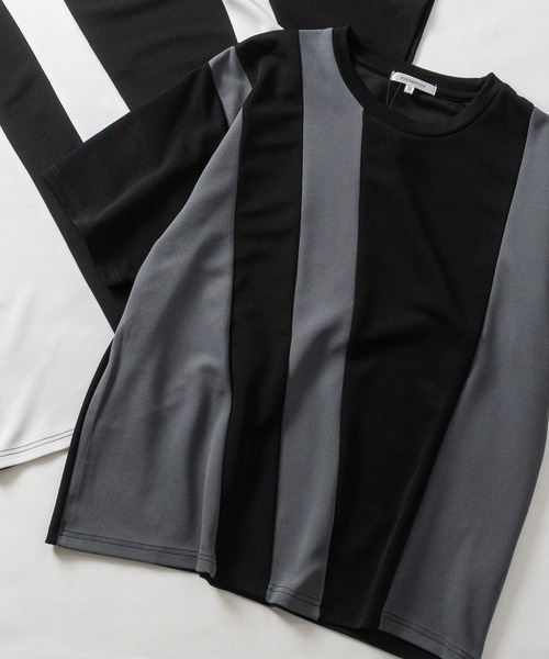 JOHN'S CLOSET(ジョンズクローゼット)の「【13】ポリピーチ アソートデザインTシャツ(Tシャツ/カットソー・メンズ・ブラック/ホワイト系その他/ブラック系その他/ホワイト/ホワイト系その他2/ブラック系その他2/チャコールグレー/ブラック系/ホワイト系2/ブラック系4/ホワイト系1/ブラック系1/ブラック系2/ブラック系3/グレー・MEDIUM/LARGE)」の10枚目の写真