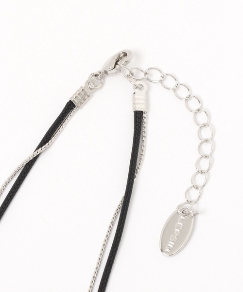 LEPSIM（レプシィム）の「コードメタル２連ネック　196689（ネックレス・レディース・ベージュ/カーキ/ブラック・ONE SIZE）」の5枚目の写真