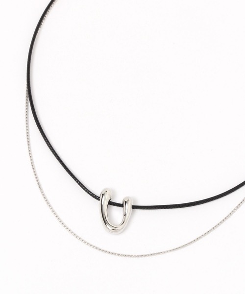 LEPSIM（レプシィム）の「コードメタル２連ネック　196689（ネックレス・レディース・ベージュ/カーキ/ブラック・ONE SIZE）」の12枚目の写真