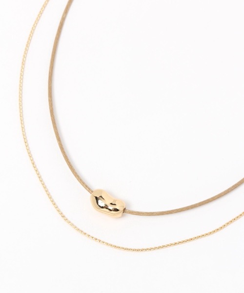 LEPSIM（レプシィム）の「コードメタル２連ネック　196689（ネックレス・レディース・ベージュ/カーキ/ブラック・ONE SIZE）」の11枚目の写真