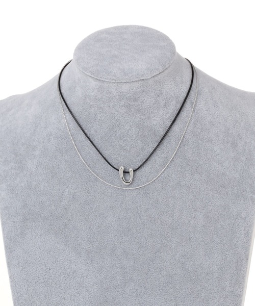 LEPSIM（レプシィム）の「コードメタル２連ネック　196689（ネックレス・レディース・ベージュ/カーキ/ブラック・ONE SIZE）」の9枚目の写真