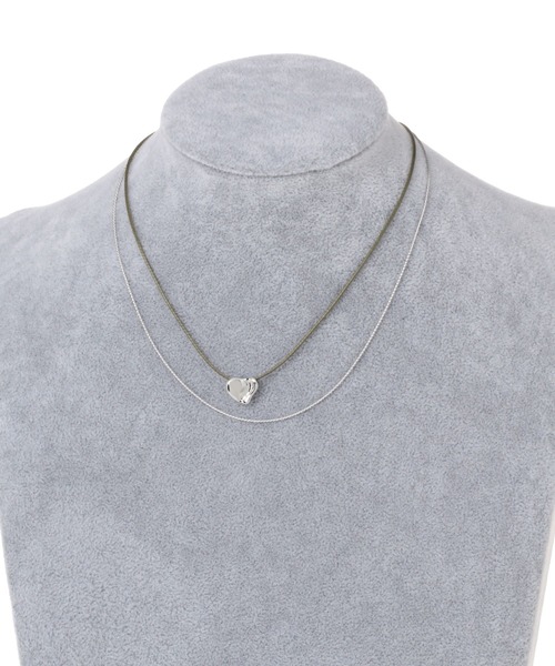 LEPSIM（レプシィム）の「コードメタル２連ネック　196689（ネックレス・レディース・ベージュ/カーキ/ブラック・ONE SIZE）」の8枚目の写真