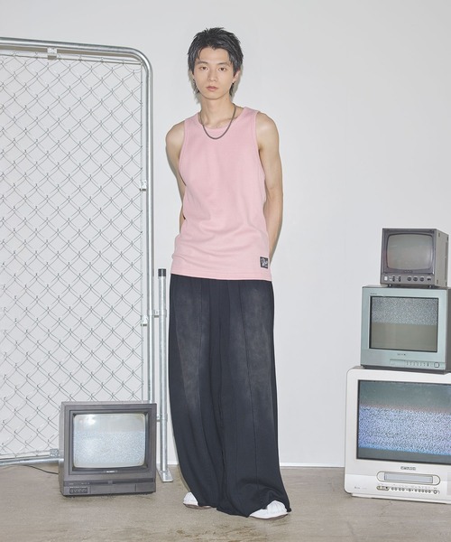 WIND AND SEA ワッフルタンクトップ M セール】ワンポイントワッフルタンクトップ【UNISEX】（タンク