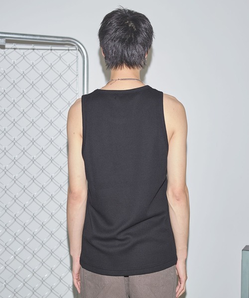 セール】ワンポイントワッフルタンクトップ【UNISEX】（タンク