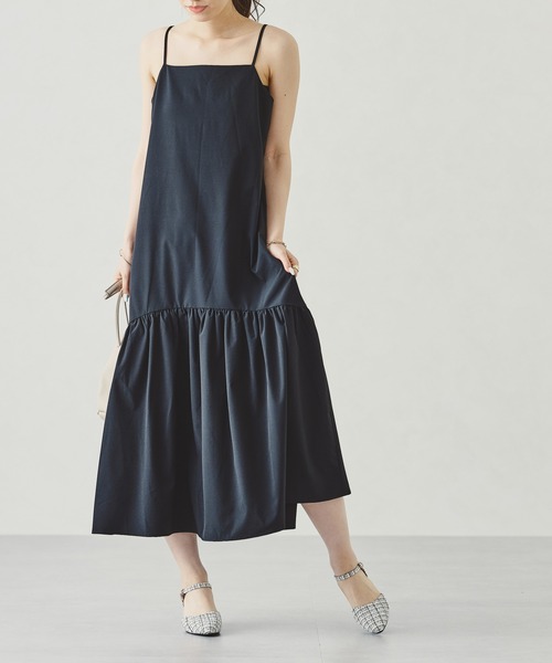 acro（アクロ）の「■キャミワンピースセットポンチトップス/AC3301（ワンピース・レディース・ブルー/ブラック・ﾌﾘ-）」の15枚目の写真