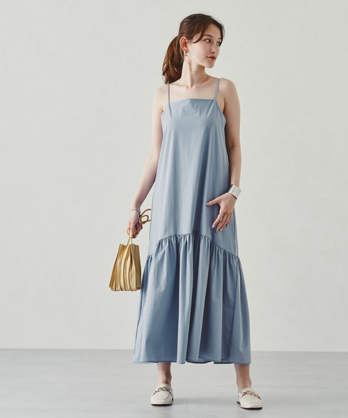 acro（アクロ）の「■キャミワンピースセットポンチトップス/AC3301（ワンピース・レディース・ブルー/ブラック・ﾌﾘ-）」の21枚目の写真